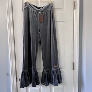Matilda Jane Big Ruffles Grey velvet size Med